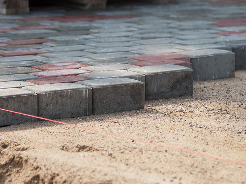 Paver installation